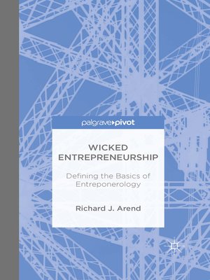 cover image of Wicked Entrepreneurship